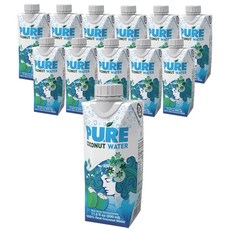 에이스식품 퓨어코코넛워터 330ml x12, 12개
