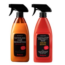 불스원 슈퍼 샤인 레자왁스 600ml + 물없이간편세차 600ml, 1개