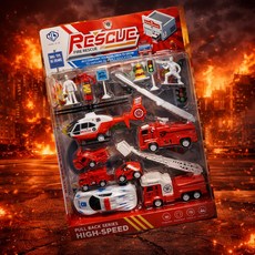 풀백 시리즈 하이스피드 자동차 미니카 폴리스 중장비 장난감 선물, 레드