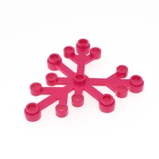 5x6 잎 DIY 빌딩 블록 벽돌 20/100pcs 어린이를위한 교육 플라스틱 장난감 호환 2417 선물, 02 20pcs, 01 Rose red