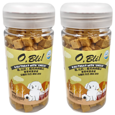 O Bli 噢 比利 起司肉肉點心 200g 狗狗零食, 起司, 2罐