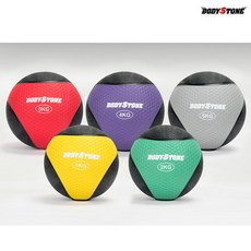 [bodystone] 메디신볼 논슬립 웨이트 트레이닝 근력운동, 1kg, 1개