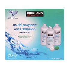 커클랜드 시그니춰 다목적 렌즈 관리용액 KS Multi-Purpose Disinfecting Solution, 3개, 473ml