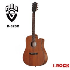 Guild D-320C 單板木吉他 民謠吉他 D桶 贈 吉他厚袋【i.ROCK 愛樂客樂器】, 1個