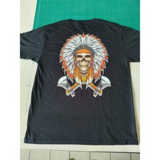 【Alpha Stone】【樸石文創】【重磅棉T】美式風格 印地安 酋長 哈雷機車 支援加大尺