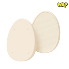 WAP 발 각질 제거기 다리 제모 굳은살 전신 무통증 셀프, 아이보리