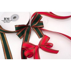 紅綠精靈織帶 18mm 聖誕緞帶批發 質感綠色婚禮佈置禮品包裝緞帶王, K220-3綠色, 1個