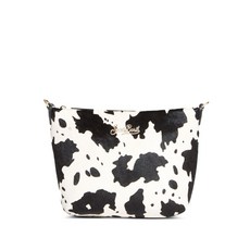 MC2세인트바스 알린 프린트 레더 숄더 백