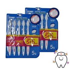 2080 오리지날 미세모 칫솔, 10개입, 4개