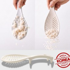 일상쏙 밥알이 붙지않는 밥주걱 밥풀안붙는 주걱 밥알 안붙는, 1개, 브라이트 화이트
