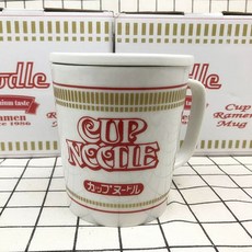 컵 감성 머그잔 국수 뚜껑 컵 라면 세라믹 용기, A. 모델 600ml
