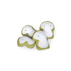 엠모터스 어반 아동 어린이 자전거 보호대 무릎 팔꿈치 세트 킥보드 인라인, 올리브그린, 1개