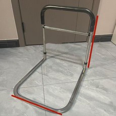 無品牌 牀邊扶手老人起身助力欄杆牀護欄起牀輔助老年人家用安全防摔神器, 單槓不鏽鋼45寬度 不帶布兜, 1個