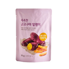 ORGA 촉촉한 군고구마 말랭이, 60g, 3개