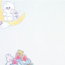 초등 무제노트 여아 1권 초등일기장 음악노트 쓱템, 1개