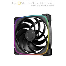 Geometric Future 幾何未來 Squama 大龍鱗 2503RB 14cm ARGB風扇 黑色 反向扇, 1個