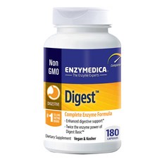 ENZYMEDICA Digest酵素素食膠囊, 180入, 1個