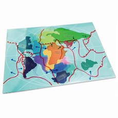 대륙이동 지구과학 교육 교보재 5인용 방과후활동 과학놀이 과학실험추천