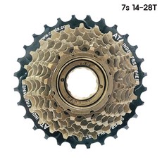 [ATA]자전거 프리휠 일체형 7단 14-28T, 1개