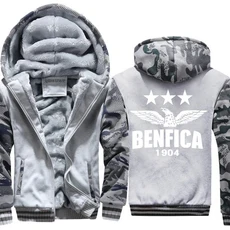 겨울 남성용 탑 후드티 벤피카 로고 별 날개 레트로 미니멀리스트 일상, 02 M, 04 Grey Camouflage