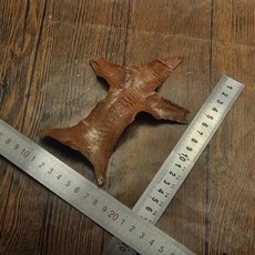 DIY 가죽 공예용 천연 다채로운 터키 클로 스킨 조각 시계 벨트 걸이식 공예 액세서리 0.5mm 두께 1, Brown