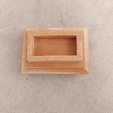 實木令牌底座 道家法器底座 原木方形印章底座, 1個, 原木色令牌底座帶腳