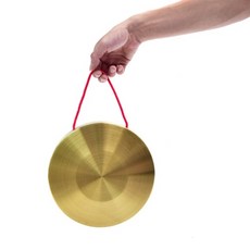 대형 징 악기 중국 황금색 골드 큰사이즈 행사 체육대회 미니 작은 경기, 22CM 징 + 징 해머, 1개