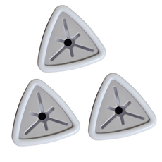 [주주셀렉] 무타공 접착식 행주 타월 꽂이, 3개, 화이트