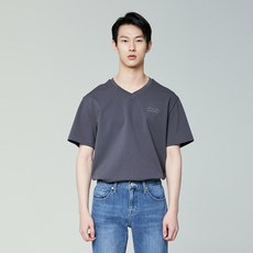 버커루 남성 80수 실켓 분또 베이직 V넥 TS(B222TS230P)