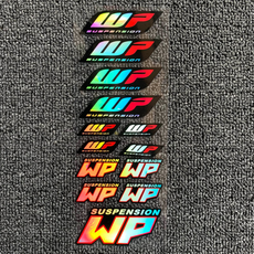 오토바이스티커 바이크 헬멧 슈퍼커브 베스파 데칼스티커, 1개, 반사 스티커 WP 서스펜스