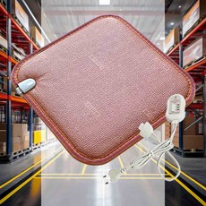 1인용 전기방석 황토 45cmx 45cm 시트형 발열방석 차박 여행용 전기매트 가정용