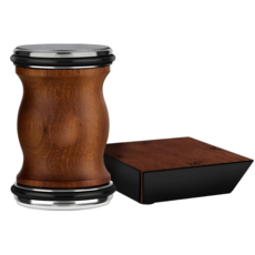 實木咖啡壓粉器 咖啡填壓工具, 不規則四方套裝