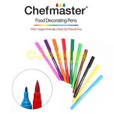 셰프마스터 식용펜 푸드마커 푸드데코레이팅펜 라이트그린(26년8월28일), 1.8g, 1개