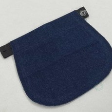 고매한 연장벨트 진청색 임산부바지