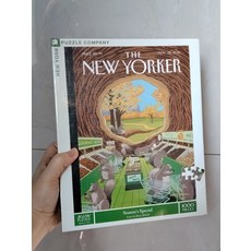 New York Puzzle Company The New Yorker 忙碌的松鼠 1000片 拼圖, 如圖所示, 1個, 1個