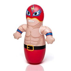 INTEX 動物造型/拳擊手充氣不倒翁 - 台北現貨 (44669/44672), 1個, 拳擊手【紅】