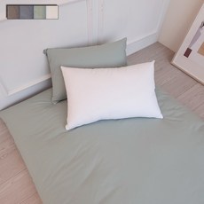 꿈자리 순면 목화솜요 110x200 - 두꺼운 목화솜토퍼 솜이불요 목화요솜 (면100% 커버포함), 4. 민트, 1. 110x200 솜추가없음, 1. 1면 지퍼처리(기본)