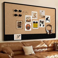 지구별 인테리어 아트 데코 벽 보드 메모판 게시판 대형 120cm, 옐로우 60X80