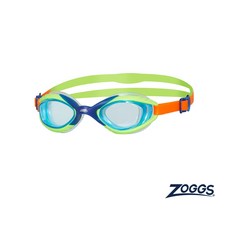 ZOGGS 音速AIR防霧泳鏡 氣墊舒適 青少年兒童訓練泳鏡, 綠色, 1個