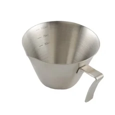 스케일이 있는 304 스테인레스 스틸 커피 추출 컵 - 소형 우유 스푼 에스프레소 측정 컵 주방 도구, 01 304 Stainless Steel