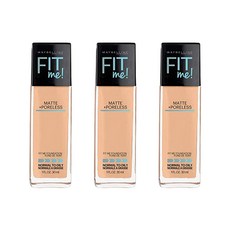 메이블린 핏 미! 매트+ 포어리스 파운데이션 30ml, Natural Beige, 3개