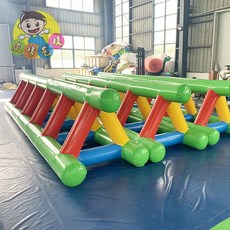 에어바운스 징검다리 교구 어린이집 유치원 축제 단체 협동 놀이 스포츠 에어 장애물, 2. 3m 삼각대
