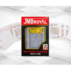 jmbroyal 똑딱이 제이엠비 로얄 플레잉카드 3중 전문가용 트럼프카드 1개