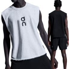 온러닝 싱글렛 클럽 크루 크롭 남성 로고 나시 탱크 탑