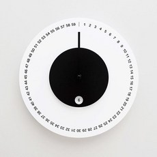 무케렌시아 무케 코르타도_Foam Wall Clock White 벽시계 오브제 무소음 모노톤 164320, 무케렌시아 with you