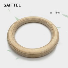 조정 가능한 버클 있는 나무 피트니스 체조 스트랩이, 1개, 28mm 링 1개