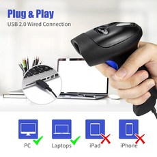 NETUMSCAN USB 바코드 슈퍼 도서관 리더기 CCD 1D 유선 창고 스캐너 휴대용
