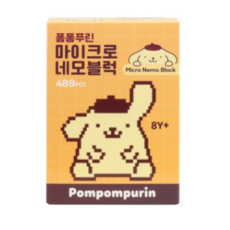 바니랜드 폼폼푸린 마이크로 네모블럭, 색상 혼합, 20개