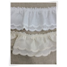 프렌치홈 스윙 셔링 국산 레이스, 1개, 생지(광목색)