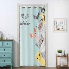 rinn12 패브릭 도어 가리개 커튼 행거가리개 가림막커튼 문가리개 가림막 중문커튼 가림커튼 문가리개커튼